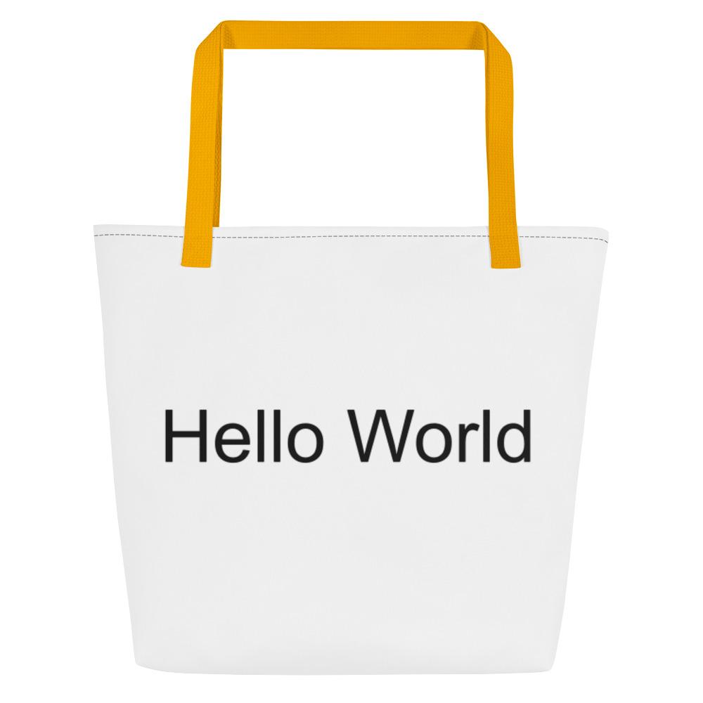 Hello World Minimal Typography