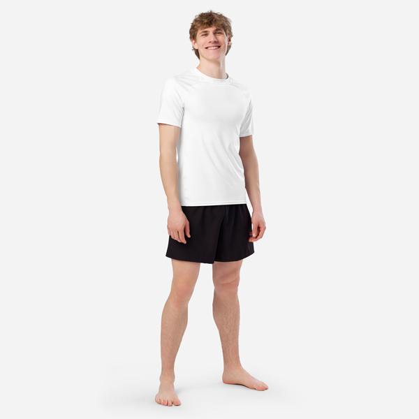 All-Over Print Men's Recycled Short Sleeve Rash Guard