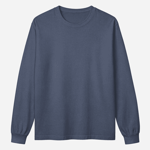 Unisex Garment Dye Heavyweight Long Sleeve Tee