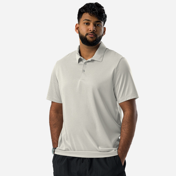 Unisex Adidas Space-Dyed Polo Shirt
