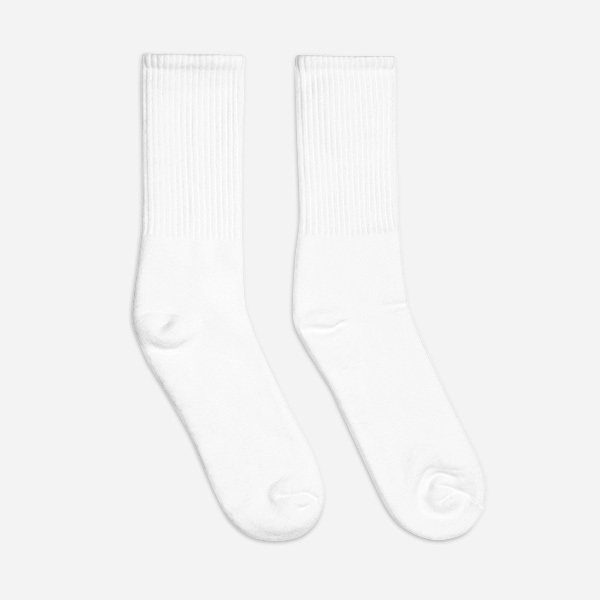 Embroidered Crew Socks