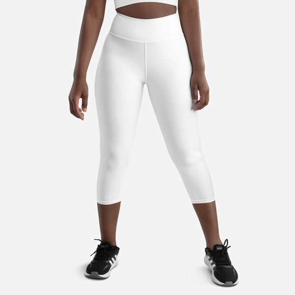 All-Over Print Yoga Capri Leggings