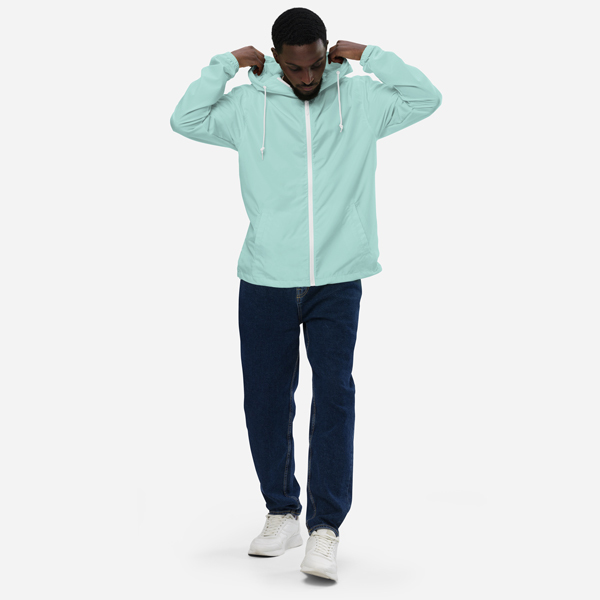Unisex Lightweight Zip Up Windbreaker