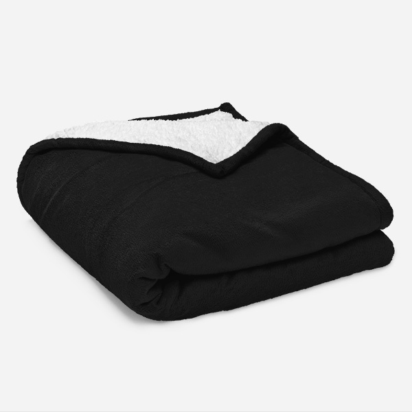 Embroidered Premium Sherpa Blanket
