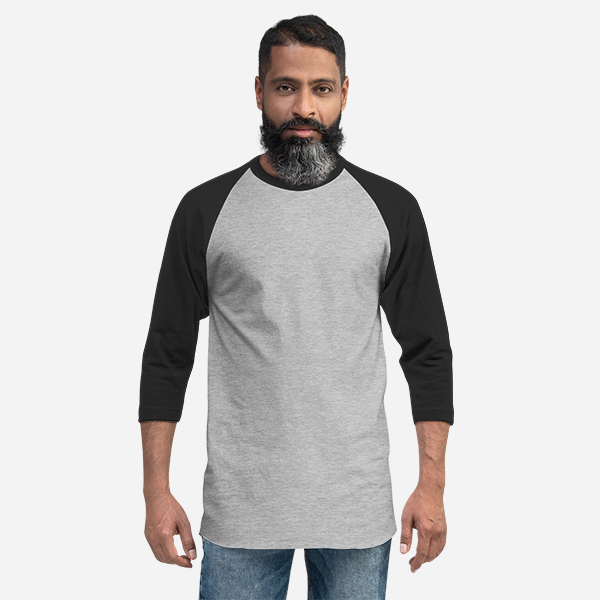 Unisex 3/4 Sleeve Raglan Shirt