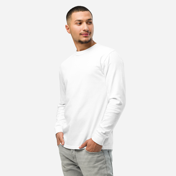 Unisex Garment-Dyed Heavyweight Long Sleeve Shirt