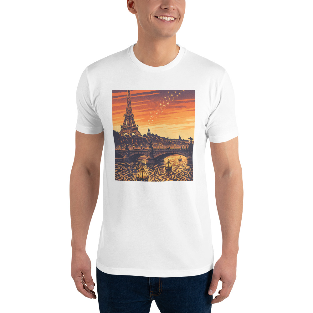 Lantern Moths Over Iron Tower