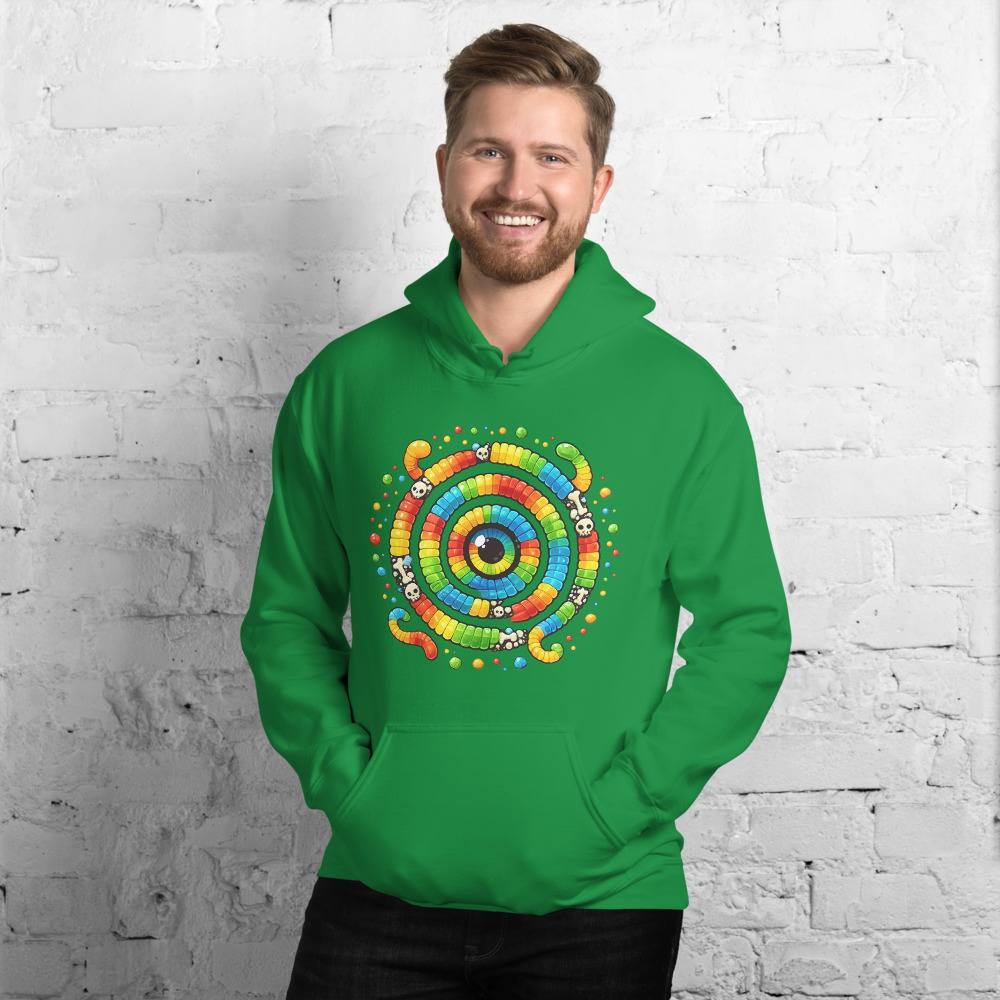 Rainbow Gummy Worm Eye Halo