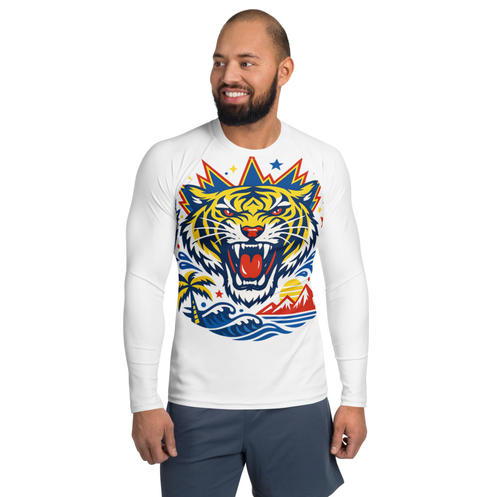 Roaring American Lion Lightning Art